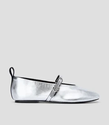 Flats Spire Mary Jane en piel Mujer