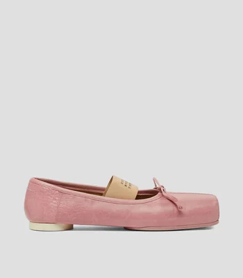 Flats en piel Mujer