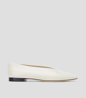 Flats en piel Mujer