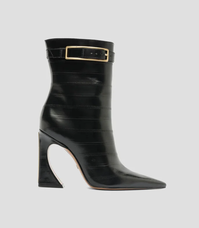 Botas con tacón alto cuadrado Mujer