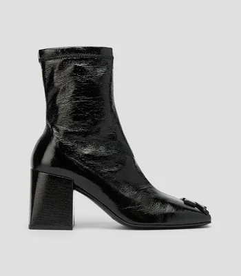 Botas combat media Reedition con tacón medio cuadrado Mujer