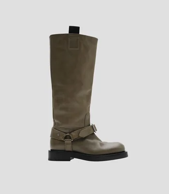 Botas altas Saddle en piel Mujer