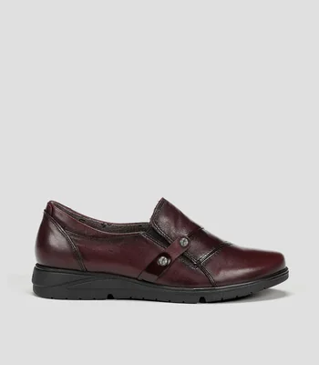 Mocasines en piel Mujer