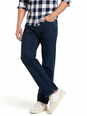 Edward’s Jeans Recto Tiro Alto Índigo Medio Hombre