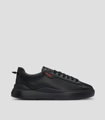 Tenis tipo cupsole en piel lisa Hombre