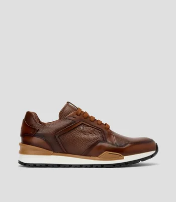 Tenis casuales en piel genuina de venado Hombre