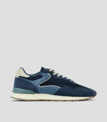 Tenis casuales City en piel y textil Hombre