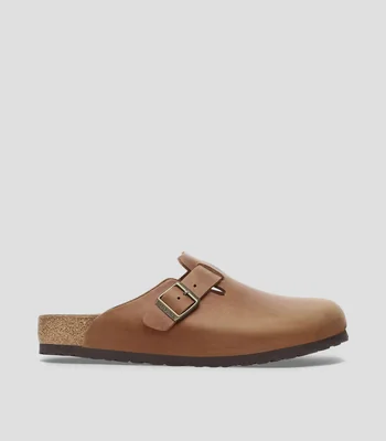 Zuecos casuales en piel Hombre