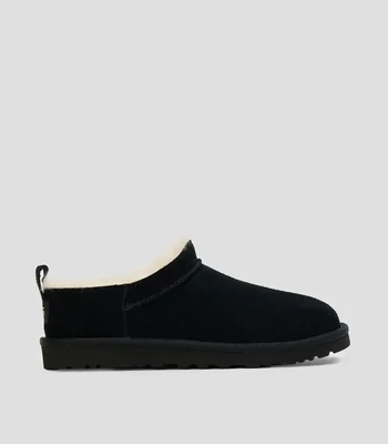 Pantuflas en piel Classic Micro Hombre