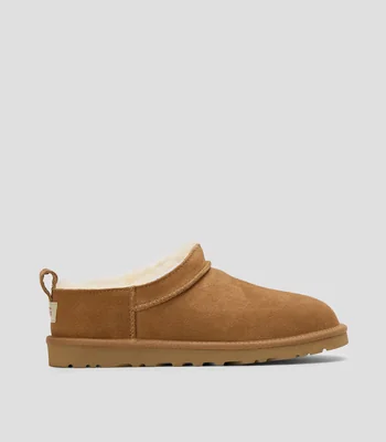 Pantuflas en piel Classic Micro Hombre