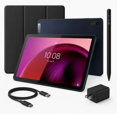 Tablet Celular Lenovo Tab M10 5G 10.6" 2K Snapdragon 695 6GB RAM 128GB Android 13 Azul + Lenovo Tab Pen Plus + Funda