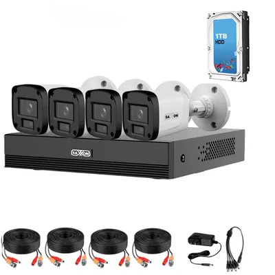 Kit De 4canales1080p/4 Cámaras Con Disco Duro De 1tb