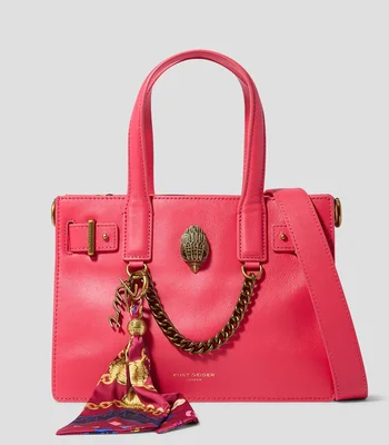 Bolsa tote lisa con detalle texturizado Mujer
