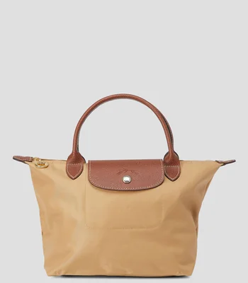 Bolso satchel café Mujer