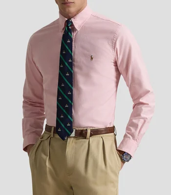 Camisa lisa manga larga Hombre
