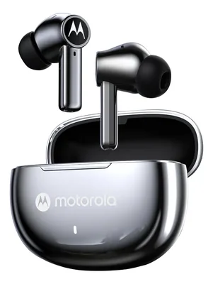 Motorola I40 Anc Audífonos Inalámbrico Color Negro Plateado Color Negro/plateado