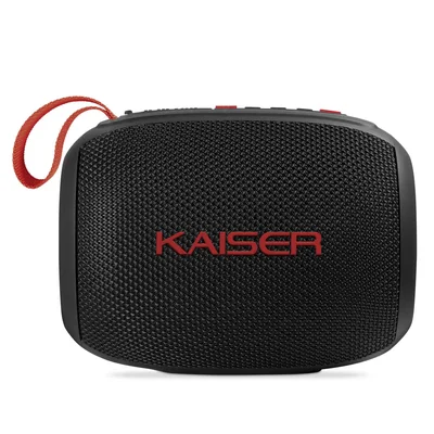 Bocina Portatil Kaiser KBE-1022BK 3 pulgadas IPX4 10 W RMS FM-BT Negro SYP-Y