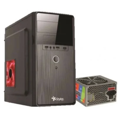 GABINETE STYLOS, MICRO ATX/ MICRO ITX, NEGRO STPGAC5B