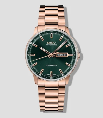 Reloj Hombre Commander casual Oro rosa
