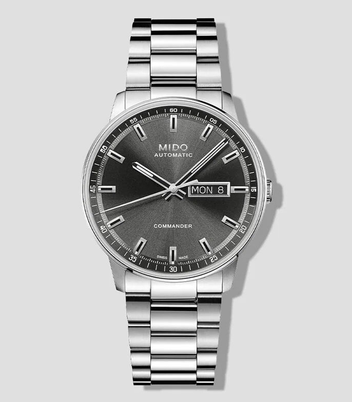 Reloj para hombre Commander casual Plateado
