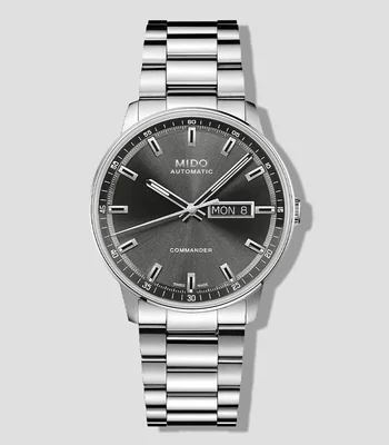 Reloj para hombre Commander casual Plateado
