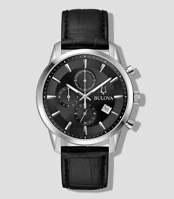 Reloj para hombre Clásicos Sutton Crono Casual, Plata