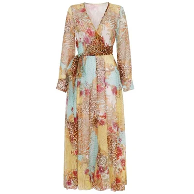 Vestido Largo Estampado Ecofashion para Mujer