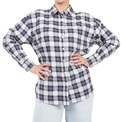 Blusón de Cuadros Bicolor Arqueology para Mujer