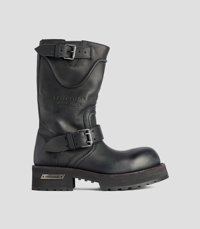 Botas Venom en piel Hombre