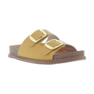 Sandalia con Hebillas Amarillo Beira Rio para Mujer