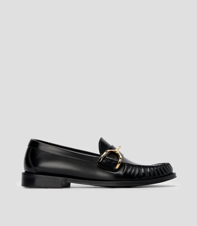 Mocasines en piel Hombre