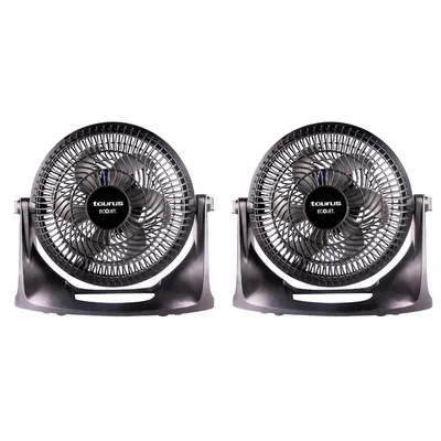 2 ventiladores plástico resistente taurus 25.4 cm oasis