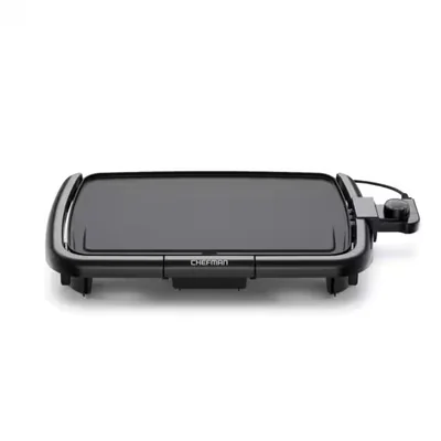 Plancha Eléctrica Chefman Negro con Control de Temperatura Extraíble