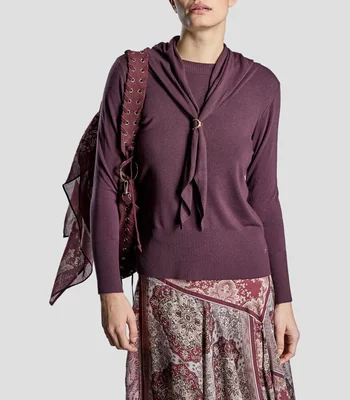 Suéter cuello redondo Mujer