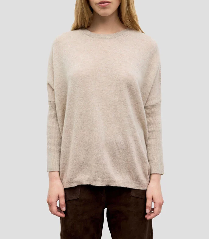 Suéter cuello redondo Mujer