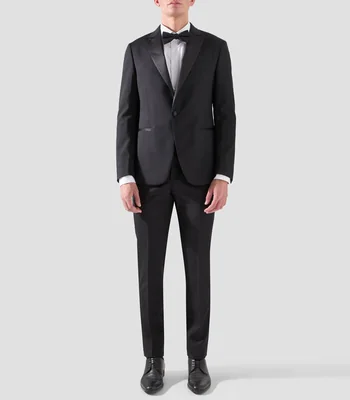 Traje de Ceremonia de Lana Corte Regular Hombre