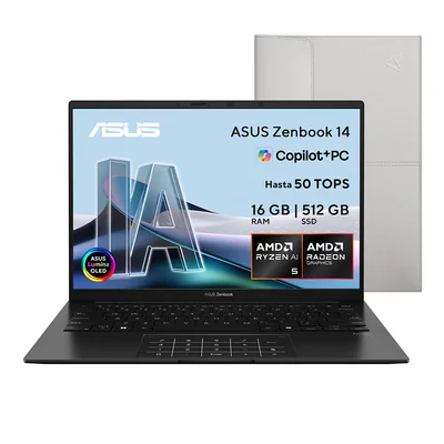 Laptop Asus Zb 14 Um3406Ga-Qd047W Amd Rai5 16 512