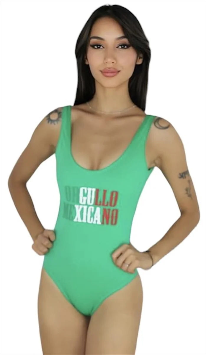 Traje de Baño Orgullo Mexicano .