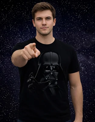 Playera  Hombre Darth Vader Star wars Guerra algodón premiium estampada