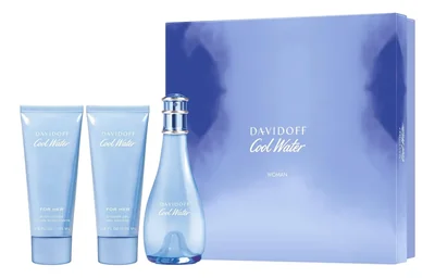 Davidoff Cool Water Eau de Toilette set de dama 3 piezas