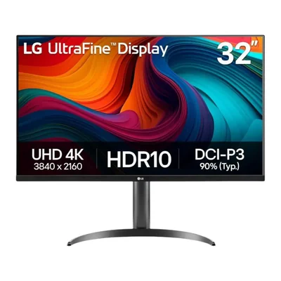 Monitor LG 32” 32UR550K-B Monitor de computadora ultrafino 4K UHD de 32 pulgadas HDR10 60Hz HDMI DisplayPort Con Soporte Ajustable