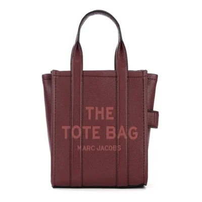 BOLSA THE LEATHER MINI TOTE MARC JACOBS H009L01SP21 605 GUINDA