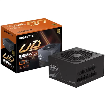 Fuente de Poder Gigabyte 1000w UD1000GM PG5 V2 80 Plus Gold Modular