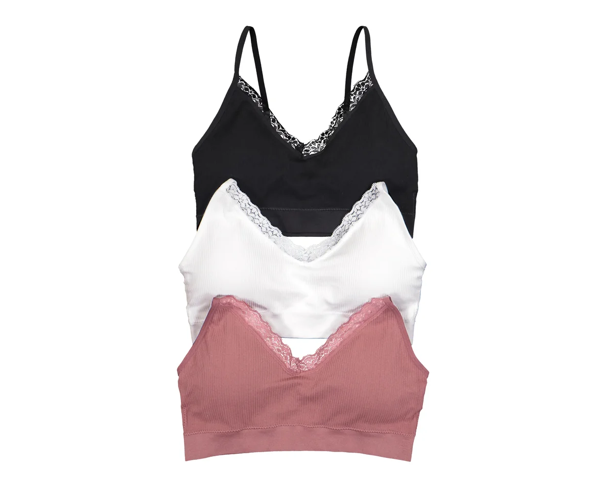 Top Copa Completa sin Varilla Lovest 3 Pack