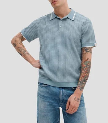 Suéter polo Hombre
