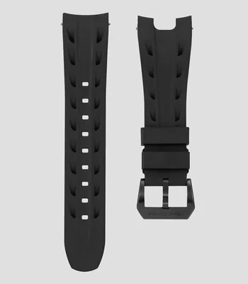 Extensible para reloj Atómica en caucho fluoro negro