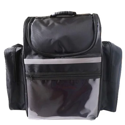 Mochila Delivery Marca Miguel Petacas de Nylon Color Negro