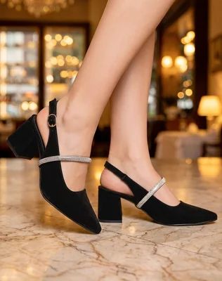 Zapatilla Mujer Tacon Negro Maxim 04804410