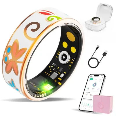 Anillo inteligente Govllfoz monitor de salud frecuencia cardíaca y sueño IP68