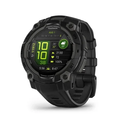 Reloj inteligente Garmin Instinct® 3 con pantalla AMOLED de 45 mm negro